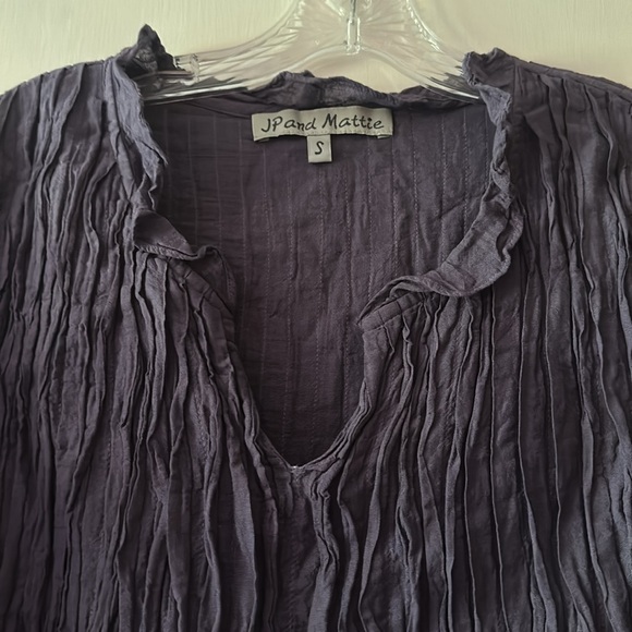 J P & Mattie size small shift dress in purple. - Picture 2 of 5